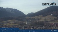 Archiv Foto Webcam Ruhpolding: Panoramablick auf den Ort 11:00