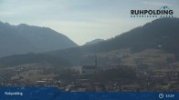 Archiv Foto Webcam Ruhpolding: Panoramablick auf den Ort 13:00