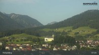 Archiv Foto Webcam Ruhpolding: Panoramablick auf den Ort 06:00