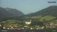 Archiv Foto Webcam Ruhpolding: Panoramablick auf den Ort 07:00