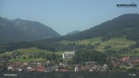 Archiv Foto Webcam Ruhpolding: Panoramablick auf den Ort 10:00