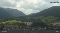 Archiv Foto Webcam Ruhpolding: Panoramablick auf den Ort 10:00