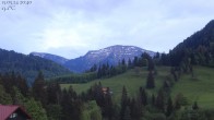 Archived image Webcam Oberstaufen - Hotel Schratt view Hochgrat mountain 19:00
