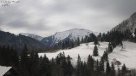 Archiv Foto Webcam Oberstaufen: Biohotel Schratt - Blick zum Hochgrat 23:00