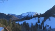 Archiv Foto Webcam Oberstaufen: Biohotel Schratt - Blick zum Hochgrat 11:00