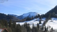 Archiv Foto Webcam Oberstaufen: Biohotel Schratt - Blick zum Hochgrat 11:00