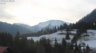 Archived image Webcam Oberstaufen - Hotel Schratt view Hochgrat mountain 07:00