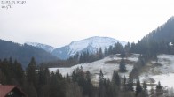 Archived image Webcam Oberstaufen - Hotel Schratt view Hochgrat mountain 09:00