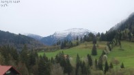 Archived image Webcam Oberstaufen - Hotel Schratt view Hochgrat mountain 13:00