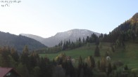 Archiv Foto Webcam Oberstaufen: Biohotel Schratt - Blick zum Hochgrat 05:00