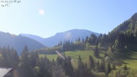 Archiv Foto Webcam Oberstaufen: Biohotel Schratt - Blick zum Hochgrat 07:00