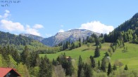 Archiv Foto Webcam Oberstaufen: Biohotel Schratt - Blick zum Hochgrat 13:00