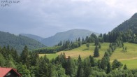 Archiv Foto Webcam Oberstaufen: Biohotel Schratt - Blick zum Hochgrat 13:00