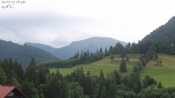 Archiv Foto Webcam Oberstaufen: Biohotel Schratt - Blick zum Hochgrat 15:00