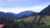 Archiv Foto Webcam Oberstaufen: Biohotel Schratt - Blick zum Hochgrat 19:00