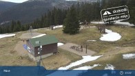 Archived image Webcam Spindleruv Mlyn: Top Station Chair Lift Svaty Petr 14:00