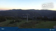 Archived image Webcam Spindleruv Mlyn: Top Station Chair Lift Svaty Petr 04:00