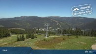 Archived image Webcam Spindleruv Mlyn: Top Station Chair Lift Svaty Petr 10:00