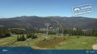 Archived image Webcam Spindleruv Mlyn: Top Station Chair Lift Svaty Petr 12:00