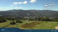 Archived image Webcam Spindleruv Mlyn: Top Station Chair Lift Svaty Petr 14:00