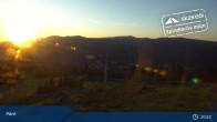 Archived image Webcam Spindleruv Mlyn: Top Station Chair Lift Svaty Petr 20:00