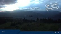 Archived image Webcam Spindleruv Mlyn: Top Station Chair Lift Svaty Petr 00:00