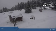 Archiv Foto Webcam Spindlermühle: Bergstation Sessellift Svaty Petr 14:00