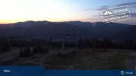 Archived image Webcam Spindleruv Mlyn: Top Station Chair Lift Svaty Petr 02:00