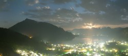Archiv Foto Webcam St. Gilgen am Wolfgangsee - Blick zum Zwölferhorn 23:00