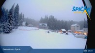 Archived image Webcam Spicak - Base station chairlift 07:00