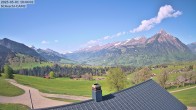 Archived image Webcam Aeschi - Ski hut Aeschiallmend 09:00