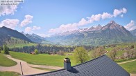 Archived image Webcam Aeschi - Ski hut Aeschiallmend 11:00