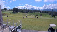 Archived image Webcam Crans Montana - Golf Course 09:00