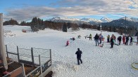 Archived image Webcam Crans Montana - Golf Course 13:00