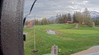 Archived image Webcam Crans Montana - Golf Course Hole 18 19:00