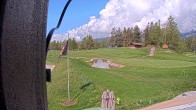Archived image Webcam Crans Montana - Golf Course Hole 18 09:00