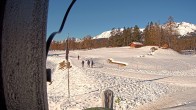 Archiv Foto Webcam Crans Montana: Wanderweg am Golfplatz 09:00