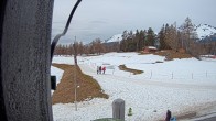 Archiv Foto Webcam Crans Montana: Wanderweg am Golfplatz 11:00