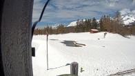 Archiv Foto Webcam Crans Montana: Wanderweg am Golfplatz 11:00