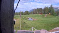 Archiv Foto Webcam Crans Montana: Wanderweg am Golfplatz 07:00