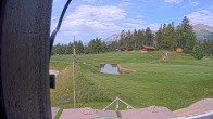 Archiv Foto Webcam Crans Montana: Wanderweg am Golfplatz 09:00