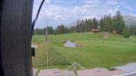 Archiv Foto Webcam Crans Montana: Wanderweg am Golfplatz 11:00