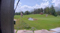 Archiv Foto Webcam Crans Montana: Wanderweg am Golfplatz 13:00