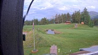 Archiv Foto Webcam Crans Montana: Wanderweg am Golfplatz 07:00