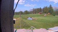 Archiv Foto Webcam Crans Montana: Wanderweg am Golfplatz 09:00