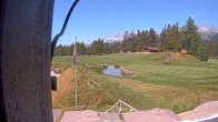 Archived image Webcam Crans Montana - Golf Course Hole 18 09:00