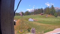 Archived image Webcam Crans Montana - Golf Course Hole 18 11:00