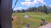 Archived image Webcam Crans Montana - Golf Course Hole 18 13:00
