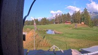 Archiv Foto Webcam Crans Montana: Wanderweg am Golfplatz 07:00