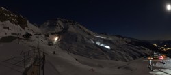 Archiv Foto Webcam Crans Montana: Bergstation Les Violettes 23:00